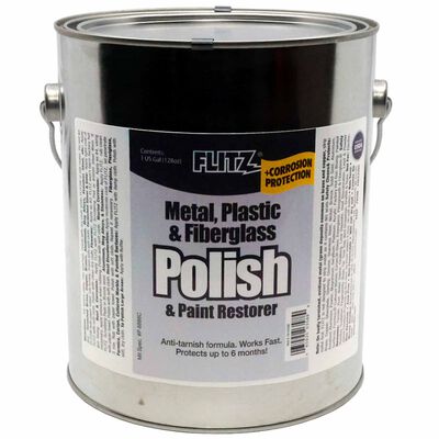 Metal, Plastic & Fiberglass Polish Cream Paste, Gallon
