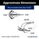 Epsilon Anchor - 35 lb / 16 kg Stainless Steel image number 3