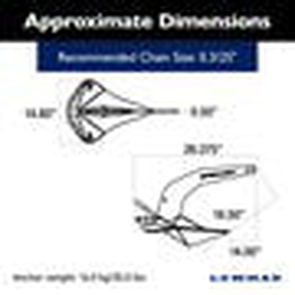 Epsilon Anchor - 35 lb / 16 kg Stainless Steel image number 3