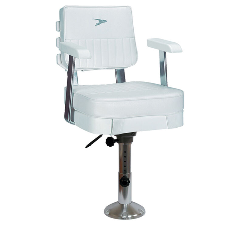 WISE SEATING Ladder Back Helm Chair with WP21374 Pedestal West Marine