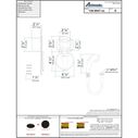 Recessed Shower Chrome Cup with Stainless Steel Lid, Small Chrome Sprayer, 10' White Rubber Hose image number 3