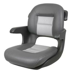 Tempress Elite Helm Seat, Low Back, Charcoal/Gray