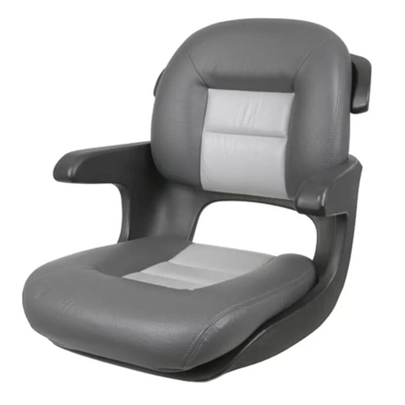 Tempress Elite Helm Seat, Low Back, Charcoal/Gray image number 0