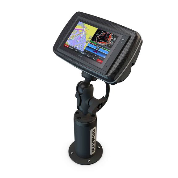 PedestalPod with RAM Mount Pre-Cut for Garmin echoMAP CHIRP 92sv, 93sv,94sv and 95sv (Carbon Series) image number 0