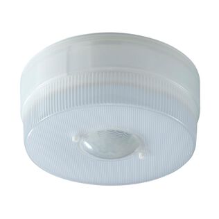 6" IQ America Battery Powered Indoor/Outdoor Motion Activated Ceiling Light, 800 Lumens