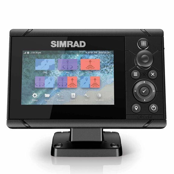 Cruise 5 Chartplotter/Fishfinder Combo with 83/200 Transducer and US Coastal Charts image number 2
