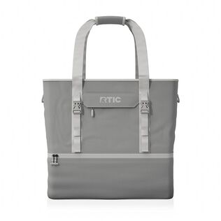 2-in-1 Chillout Bag, Hybrid Cooler Bag with Cooler Compartment, Grey