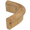 Teak Edge Molding, Inside Corner, 1 3/16" x 5/8" image number 0