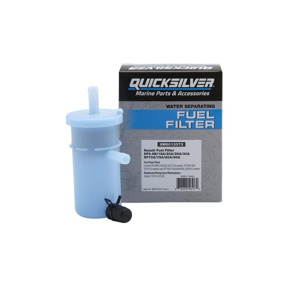 Quicksilver 8M6013373 Fuel Filter, Suzuki DF9.9B/15A/20A, DF25A/30A & DF70A/75A/80A/90A image number 0