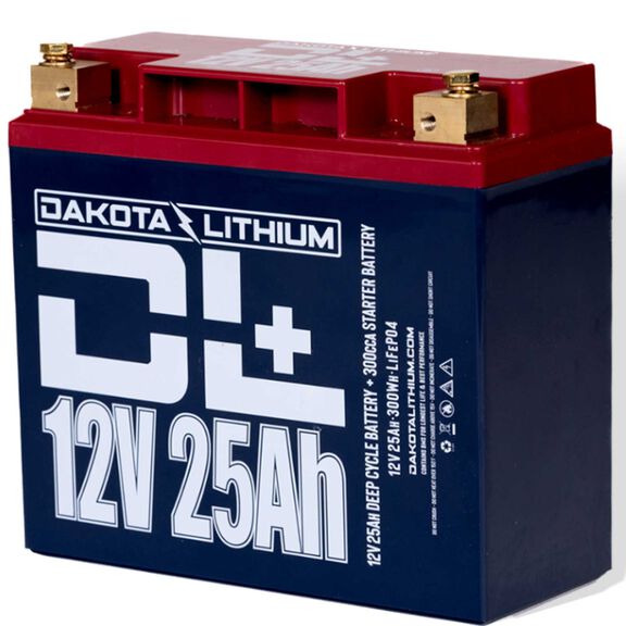 Lithium Iron Phosphate Deep Cycle Battery, 12V, 25Ah image number 1