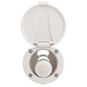Recessed Shower Warm White Cup & Lid, Small Warm White Sprayer No Hook, 10' White Rubber Hose image number 5