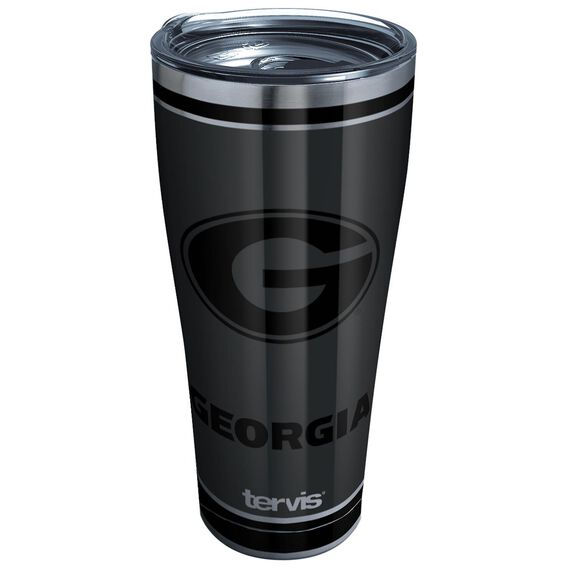 30 oz. University of Georgia Blackout Tumbler with Lid image number 0