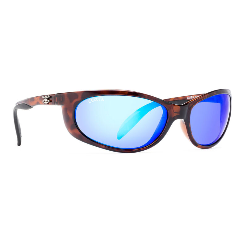Calcutta Smoker Sunglasses - Tortoise/Blue Mirror SK1BMTORT