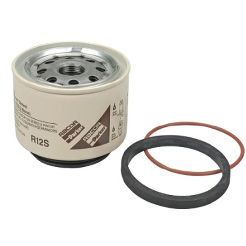 R12S Spin-On Fuel Filter/Water Separator For Series 120A-140R, 2 Micron image number 0