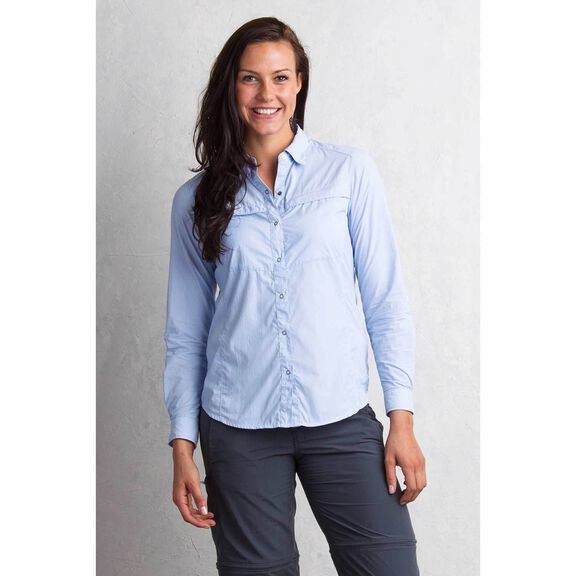 Women's BugsAway&reg; Halo Stripe Shirt image number 0
