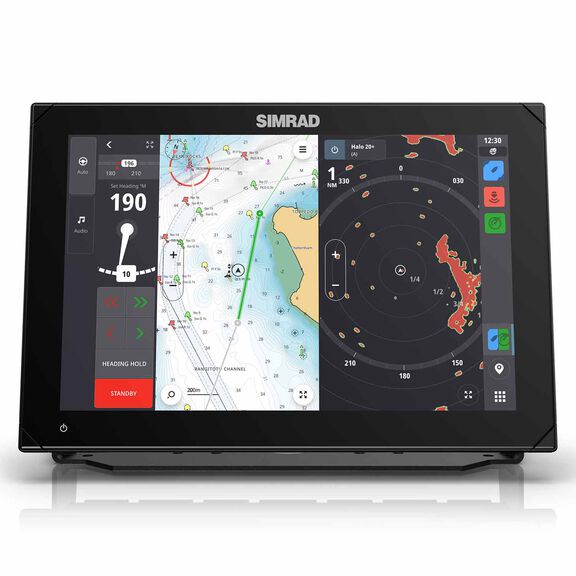 NSX 12 Multifunction Display with Active Imaging 3 in 1 Transducer and C-Map Discover X Charts image number 2