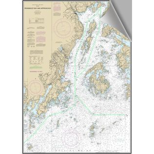 Penobscot Bay Decorative Nautical Chart