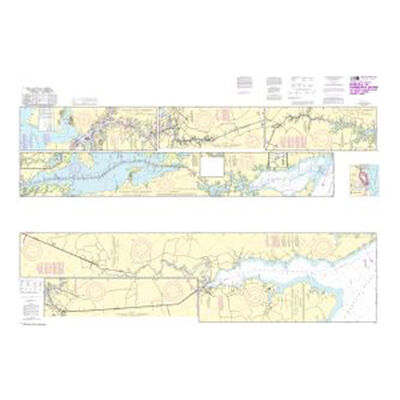#12206 Intracoastal Waterway Norfolk to Albemarle Sound via North Landing River or Great Dismal Swamp Canal