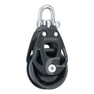 80 mm Element Single Block with Swivel/Locking Shackle