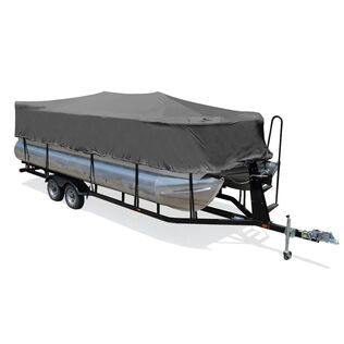 Pontoon Cover, Gray, Hot Shot, 15'1"-16'0", 96" Beam