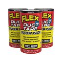 Flex Duct Tape&trade; Super Wide Black, 7 1/2" x 20', 3-Pack image number 0