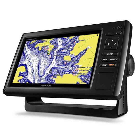 echoMAP&trade; CHIRP 93sv Fishfinder/Chartplotter Combo with ClearV&uuml;/SideV&uuml; Transducer and LakeV&uuml; Inland Charts image number 2