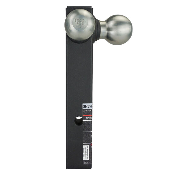 Trailer Tri Ball Mount, 2" Shank - Solid Shank  Zn Balls,  16K, 10K,  5K HD image number 2