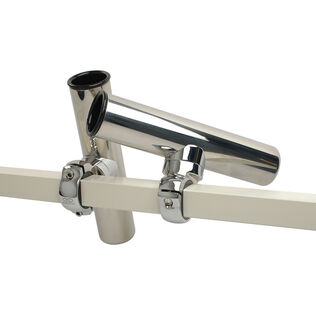 Clamp-On Square Rail Rod Holder