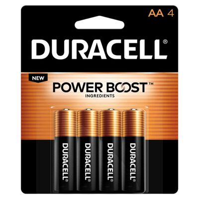Coppertop AA batteries with POWER BOOST Ingredients, 4 Pack