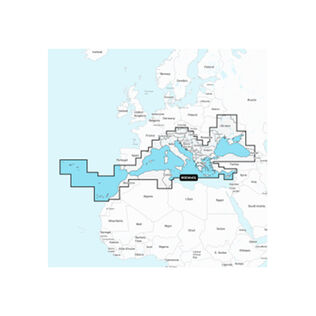 Navionics+ EU643L Mediterranean and Black Sea, Electronic Chart