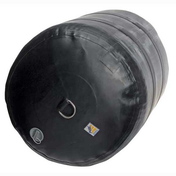 18" X 42" Heavy-Duty Inflatable Fender, Black image number 0