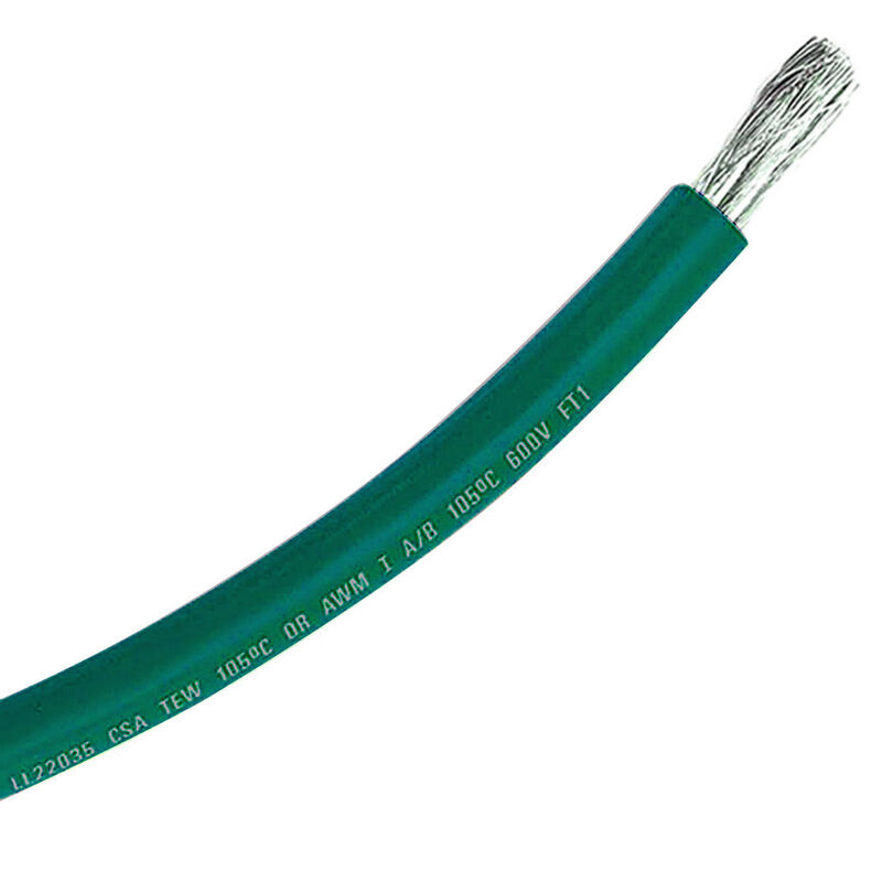 8 AWG Primary Wire by the Foot, Green image number 0