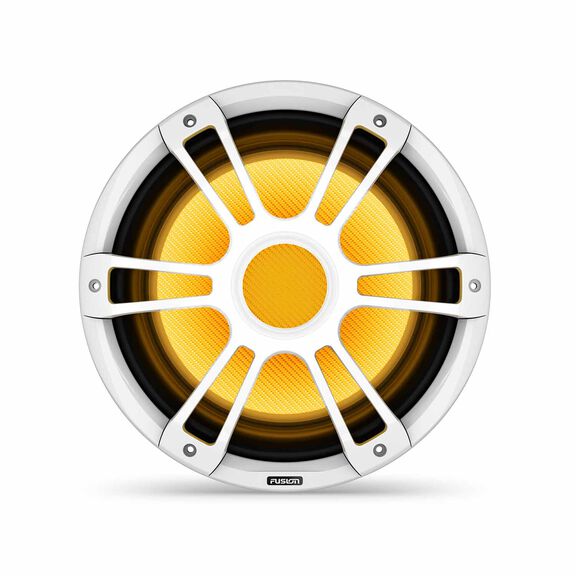 Signature Series 3i 12" 1400 Watt CRGBW Sports White Marine Subwoofer image number 0
