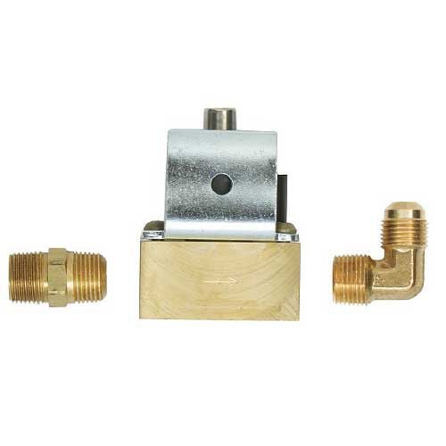 12V Low-Pressure Brass Full-Flow 3/8" Solenoid Valve
