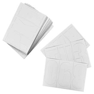 Letter and Number Kit, 3 Inch, White