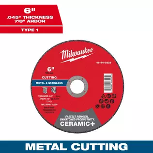 6" Metal Cut Off Wheel