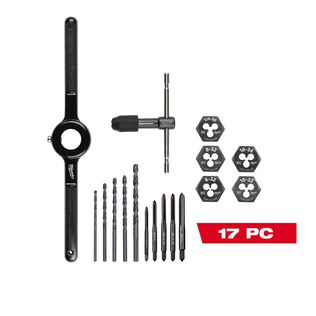 SAE Tap and Die Set, 17 Piece