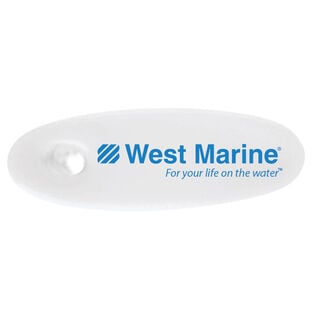 Oval Key Float, White