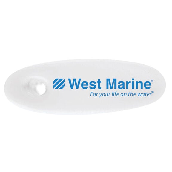 Oval Key Float, White image number 0