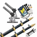 Grand Slam 170 Black/Gold 15' Tele-Outriggers w/Std. Rigging Kit image number 0