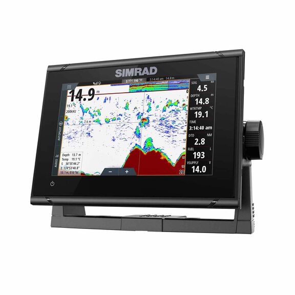 GO7 XSR Multifunction Display with 3G Broadband Radar, Navionics+ USA Charts and TotalScan&trade; Transducer image number 4