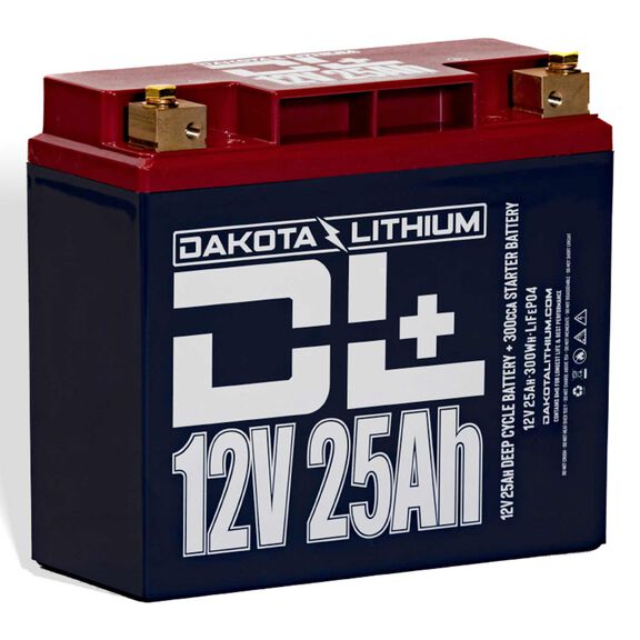 Lithium Iron Phosphate Deep Cycle Battery, 12V, 25Ah image number 0