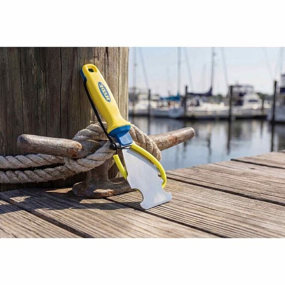 Marine Stainless Steel 3'' Stiff Multi-Tool Scraper with Landyard image number 1