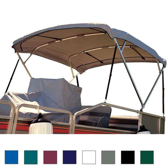 Square Tube Bimini Top, 96" x 102", Black image number 0