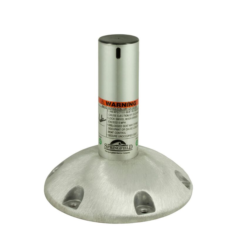 Springfield 9" H X 2 3/8" Explorer Fixed Height Locking Pedestal | For Boats | by West Marine