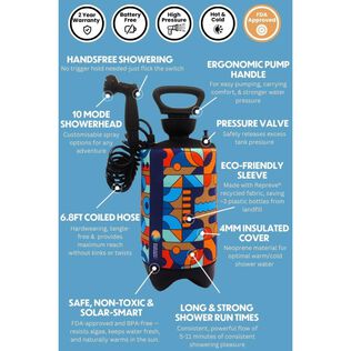 Portable Shower PRO Geo Earth 2.6G