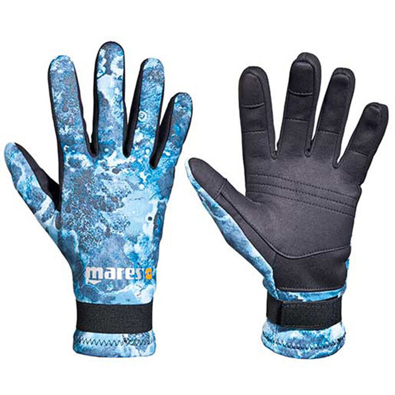 Amara 20 Dive Gloves, Blue Camouflage, 2mm West Marine