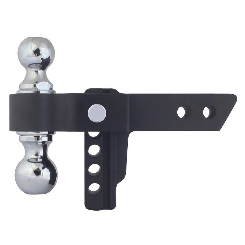 Blackout Series 8,000 lbs/10,000 lbs Adjustable Drop Hitch, 2" & 2-5/16" Ball, 0-4" Drop image number 4