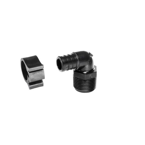 Pexlock Elbow 3/4"barb x 3/4"MPT image number 0