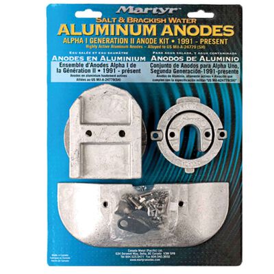 Alpha I, 1991-Present, Aluminum Anodes